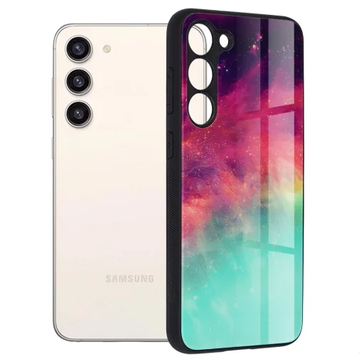  Techsuit - Glaze Széria - Samsung Galaxy S23 Plus - Lángoló Óceán tok - 1