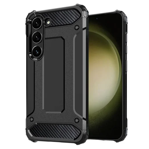  Techsuit - Hibrid Páncél - Samsung Galaxy S23 Plus - Fekete tok - 1