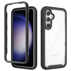  Techsuit - Defense360 Pro + Képernyővédő - Samsung Galaxy S23 FE - Fekete tok