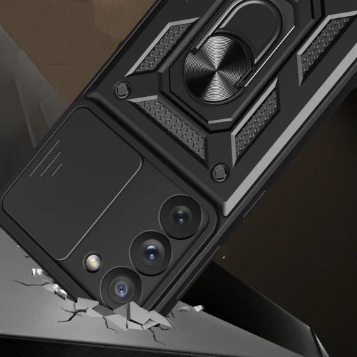  Techsuit - CamShield Sorozat - Samsung Galaxy S23 Plus - Kék tok - 4