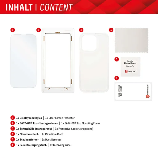  Displex - Prémium [Csomag] Valódi Üveg + Tok - Samsung Galaxy S23 Plus - Átlátszó üvegfólia - 6