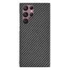  Techsuit - Carbonite Szálhéj - Samsung Galaxy S22 Ultra 5G - Fekete tok thumbnail