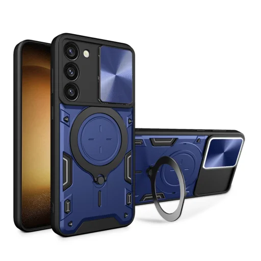  Techsuit - CamGuard Pro - Samsung Galaxy S23 Plus - Kék tok - 1