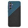  Techsuit - Szénszálas Carbonite burkolat - Samsung Galaxy S23 FE - Kék Impulzus tok thumbnail