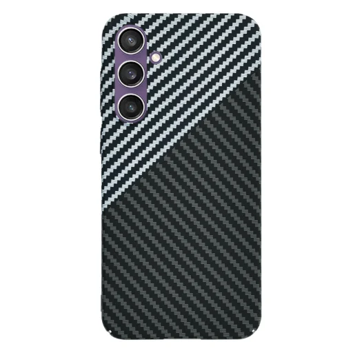  Techsuit - Karbonit Szálas Borítás - Samsung Galaxy S23 FE - Lopakodó Szürke tok - 3
