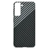 Techsuit - Karbonit SzálasHéj - Samsung Galaxy S21 5G - Lopakodó Szürke tok thumbnail