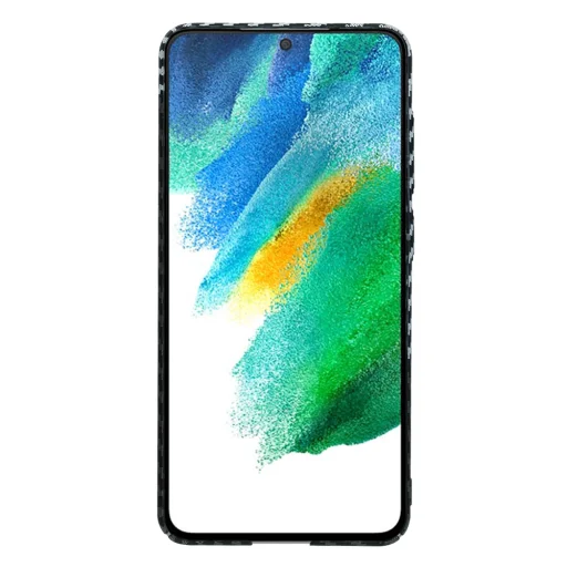  Techsuit - Szénszálas Héj - Samsung Galaxy S21 FE 5G - Lopakodó Szürke tok - 2
