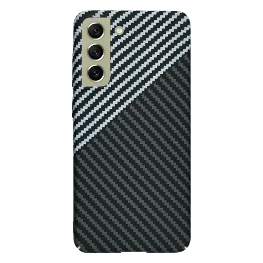  Techsuit - Szénszálas Héj - Samsung Galaxy S21 FE 5G - Lopakodó Szürke tok - 3