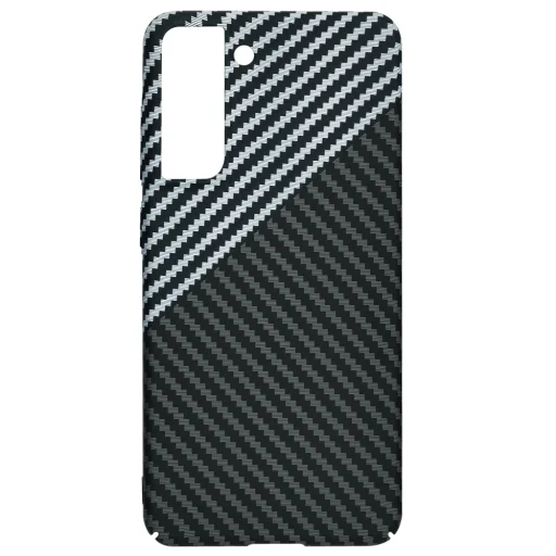  Techsuit - Szénszálas Héj - Samsung Galaxy S21 FE 5G - Lopakodó Szürke tok - 4