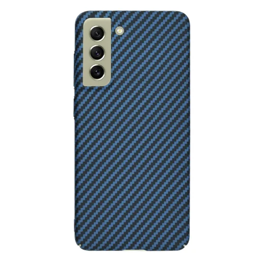  Techsuit - Carbonite FiberShell - Samsung Galaxy S21 FE 5G - Ciánkék tok - 3