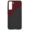  Techsuit - Carbonit Szálhéj - Samsung Galaxy S21 FE 5G - Vörös Örvény tok thumbnail