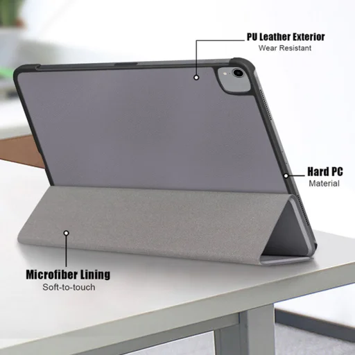  Techsuit - FoldPro - Apple iPad Pro 11 (2018 / 2020 / 2021 / 2022) - Fekete tok - 2
