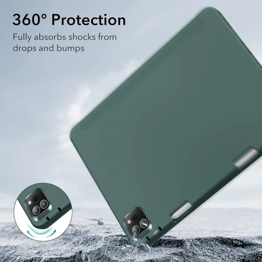  ESR - Rebound Pencil - iPad Pro 11" 2021 / 2022 - Erdőzöld tok - 4