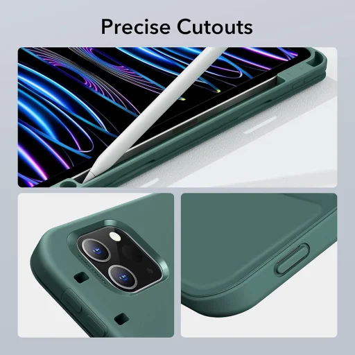  ESR - Rebound Pencil - iPad Pro 11" 2021 / 2022 - Erdőzöld tok - 7