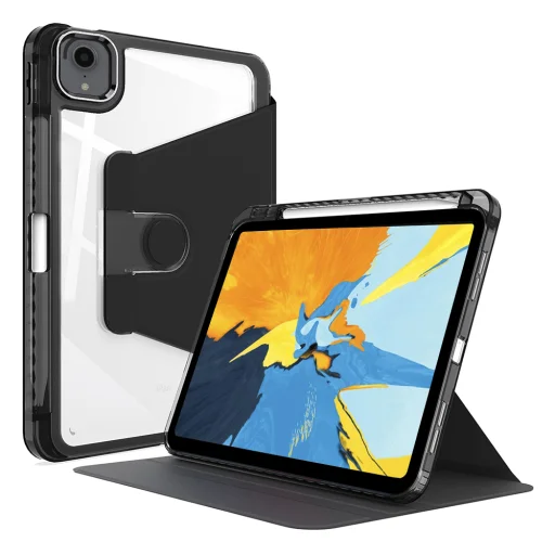  Techsuit - Kristálytiszta Védőtok - iPad Pro 11 (2018 / 2020 / 2021 / 2022) - Fekete tok - 1