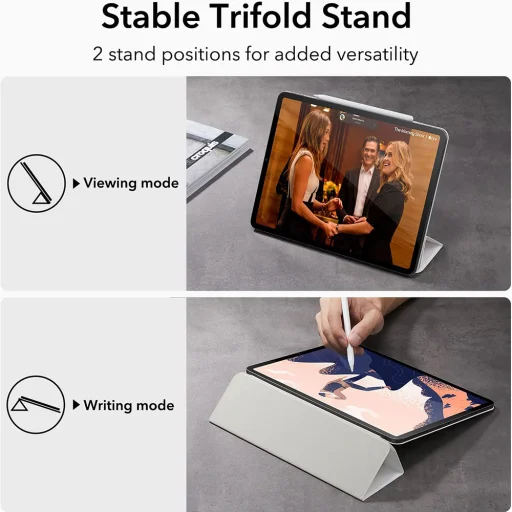  ESR - Rebound Mágneses - iPad Pro 11 (2018 / 2020 / 2021 / 2022) - Ragyogó Fehér tok - 4