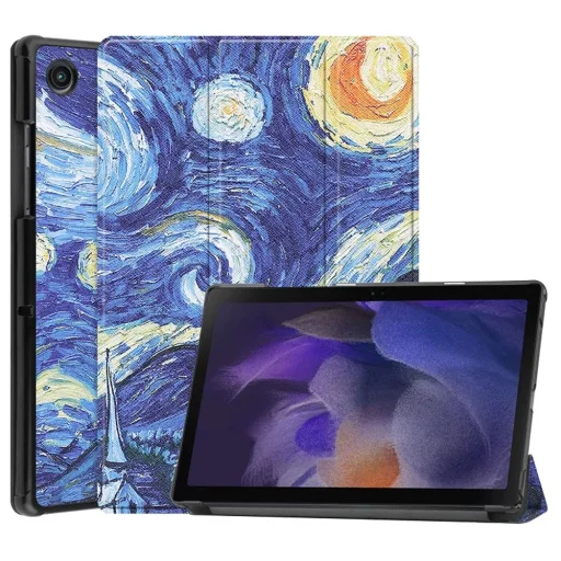  Techsuit - FoldPro - Samsung Galaxy Tab A8 10.5 (2021) - Csillagos éj tok - 1