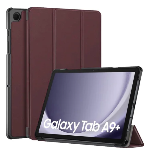  Techsuit - FoldPro - Samsung Galaxy Tab A9 Plus - Piros tok - 1