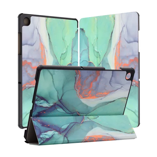  Techsuit - FoldPro - Samsung Galaxy Tab A9 Plus - Zöld Idő tok - 1