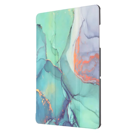  Techsuit - FoldPro - Samsung Galaxy Tab A9 Plus - Zöld Idő tok - 2