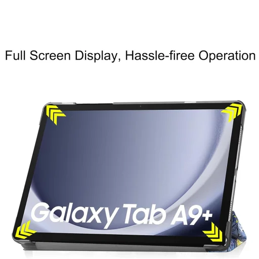  Techsuit - FoldPro - Samsung Galaxy Tab A9 Plus - Csillagos Éj tok - 6