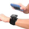 Techsuit - Sport karpánt telefon mágneses tapadókoronggal (TSA2) - Tépőzáras rögzítőpánt, 3M ragasztó matrica, maximum 6,8"-es méret - Fekete thumbnail
