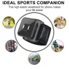  Techsuit - Sport karpánt telefon mágneses tapadókoronggal (TSA2) - Tépőzáras rögzítőpánt, 3M ragasztó matrica, maximum 6,8"-es méret - Fekete thumbnail