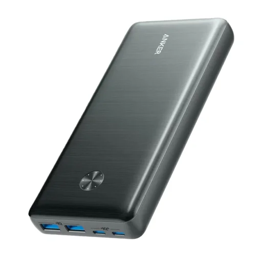  Anker - Power Bank PowerCore III Elite (A1291H11) - 2x Type-C, 2x USB, 25600mAh, 87W - Fekete - 1
