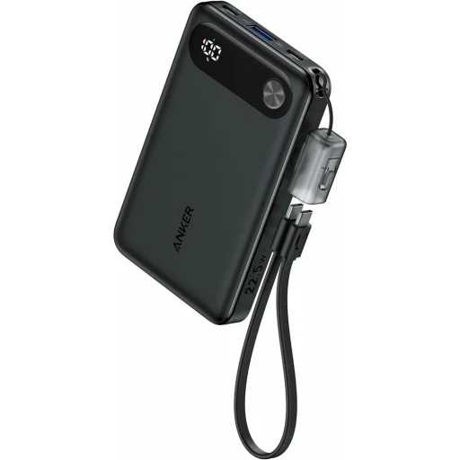  Anker - Power Bank PowerCore (A1257G11) - 2x Type-C, 1x USB, 10000mAh, 22.5W - Fekete - 1