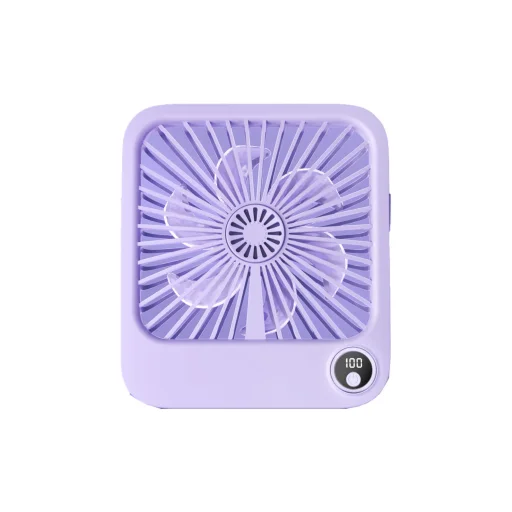 Állítható állványos asztali ventilátor W30 lila - 1