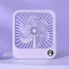 Nastaviteľný stojanový stolný ventilátor W30 fialový thumbnail