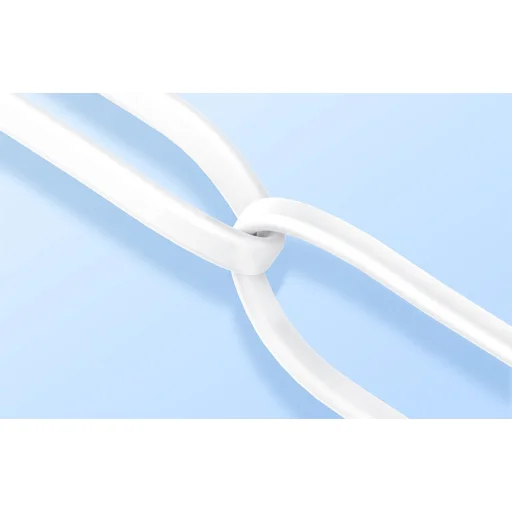 USB-A - USB-C Kábel Foneng X107 3A, 0,25m (fehér) - 4