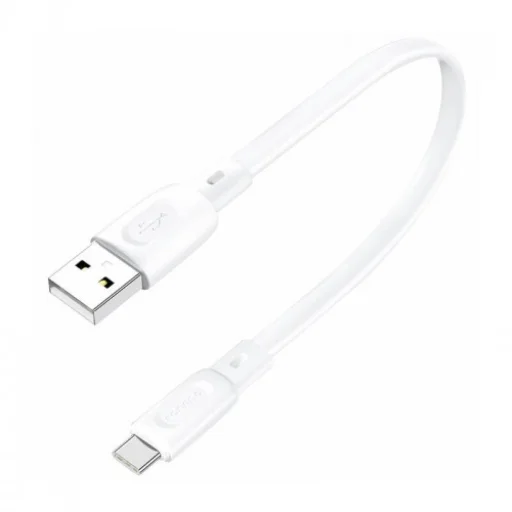 USB-A - USB-C Kábel Foneng X107 3A, 0,25m (fehér) - 1