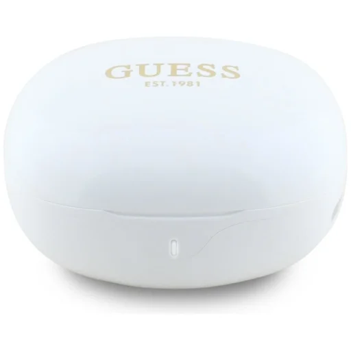 Guess Fényes Klasszikus Logó TWS Vezeték nélküli Fülhallgató Fehér - 3