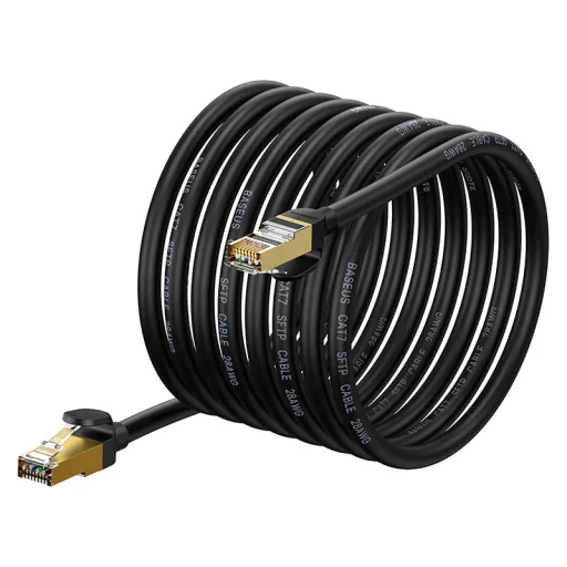 Baseus Ethernet RJ45 hálózati kábel, 10 Gbps, 10m (fekete) - 2