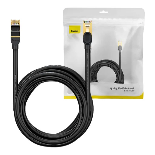Baseus Ethernet RJ45 hálózati kábel, 10Gbps, 15m (fekete) - 1