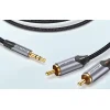 Kábel Audio 2xRCA a 3.5mm Vention BCNBK 8m (szürke) - 2