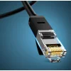 UGREEN Ethernet RJ45 lapos kábel, Cat.6, UTP, 3m (fekete) - 2