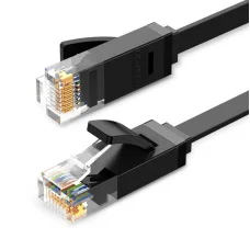 Ugreen RJ45 Cat 6 UTP 2m Ethernet patchcord lapos kábel 1000Mbps fekete (NW102 50174)
