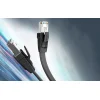 Ugreen NW134 plochý sieťový kábel s kovovými konektormi, Ethernet RJ45, Cat.8, U / FTP, 0,5m (čierny) thumbnail