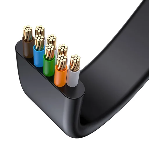 Baseus Ethernet RJ45 hálózati kábel, 1Gbps, 15m (fekete) - 4