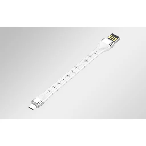 LDNIO LS50 0,15m USB - Micro USB kábel (Fehér) - 3