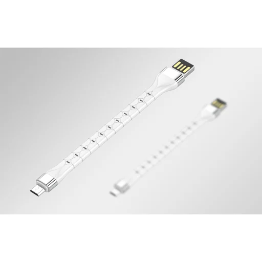 LDNIO LS50 0,15m USB - Micro USB kábel (Fehér) - 4
