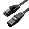 Lapos hálózati kábel UTP CAT6 Vention IBJBN RJ45 Ethernet 1000Mbps 15m Fekete thumbnail