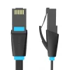 Lapos hálózati kábel UTP CAT6 Vention IBJBN RJ45 Ethernet 1000Mbps 15m Fekete thumbnail