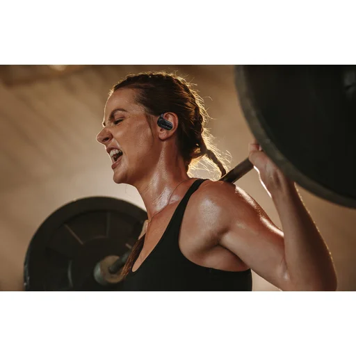 Vezeték nélküli fejhallgató, Vention, NBPB0, OpenBeat O11 (fekete) - 7