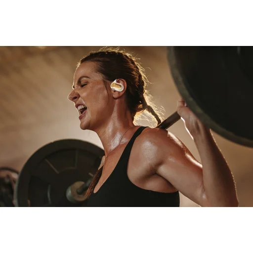 Wireless headphones, Vention, NBPN0, OpenBeat O11 (beige) - 6