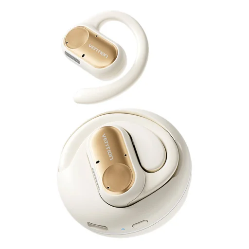Wireless headphones, Vention, NBPN0, OpenBeat O11 (beige) - 1