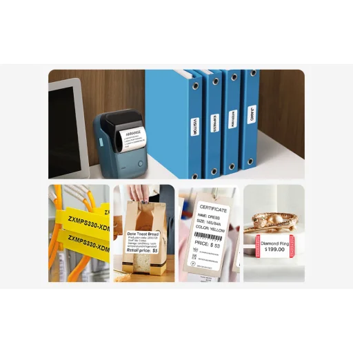 Niimbot B1 vezeték nélküli címkenyomtató (Tó Kék) - 6