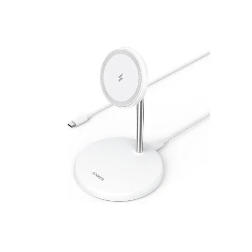 Anker Mágneses Vezeték Nélküli Töltő PowerWave Select 15W Fehér Magsafe - 1